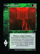 Club Zombie - Custom Card