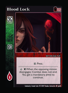 Blood Lock - Custom Card