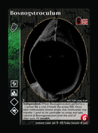 Bosnogstroculum - Custom Card