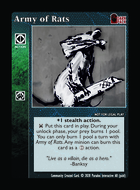 Army Of Rats - Custom Card