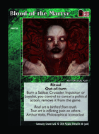 Blood Of The Martyr - Custom Card