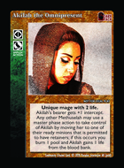 Akilah The Omnipresent         - Custom Card
