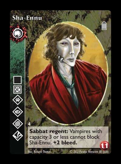 Freak Drive x1 Black Chantry Reprint VTES Jyhad