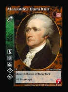 Alexander Hamilton - Custom Card