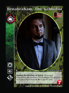Benabraham, The Kabbalist - Custom Card