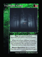 Twilight Camp - Custom Card