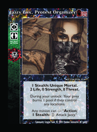 Jazzy Fox, Protest Organizer - Custom Card