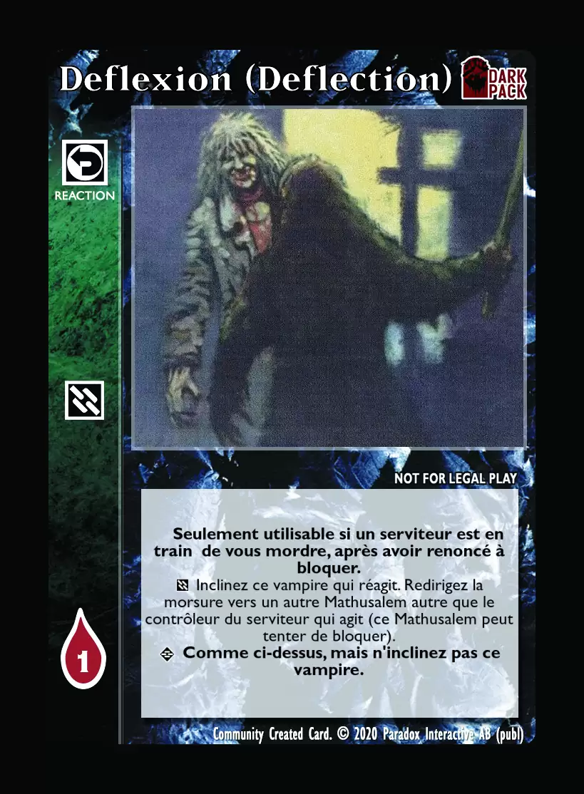 Deflexion (deflection) - Custom Card - Black Chantry Productions | VTES ...