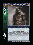 Ragabash (werewolf) - Custom Card