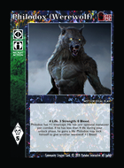 Philodox (werewolf) - Custom Card
