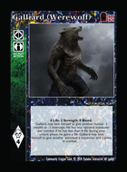 Galliard (werewolf) - Custom Card