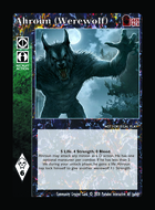 Ahroun (werewolf) - Custom Card