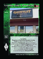 Gauntlet Games, Victoria Bc - Custom Card