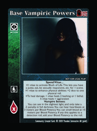 Base Vampiric Powers - Custom Card
