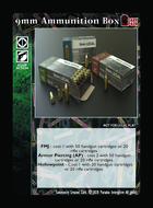 9mm Ammunition Box - Custom Card