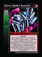 Silver Bullet Rounds - Custom Card