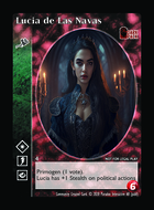 Lucia De Las Navas - Custom Card