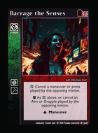 Barrage The Senses - Custom Card