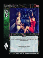 Limousine - Custom Card