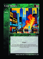 City Riots - Custom Card