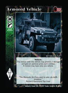 Armored Vehicle - Custom Card