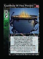 Cauldron Of Fire Potion  - Custom Card