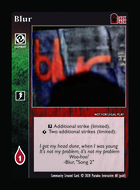 Blur - Custom Card