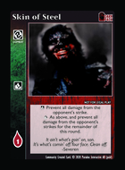 Skin Of Steel - Custom Card