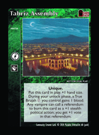 Tabriz Assembly - Custom Card