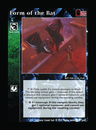 Form Of The Bat - Custom Card