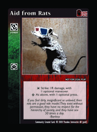 Aid From Rats - Custom Card