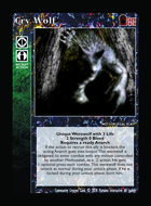 Cry Wolf - Custom Card