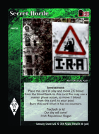 Secret Horde - Custom Card