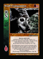 Wolf Companion - Custom Card