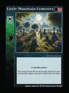 Little Mountain Cemetery - Custom Card
