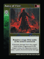 Aura Of Fire - Custom Card