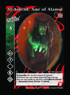 Al-ashrad, Amr Of Alamut - Custom Card