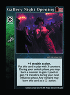 Gallery Night Opening - Custom Card