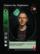 Simon The Diplomat - Custom Card