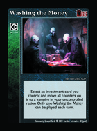 Washing The Money - Custom Card