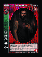 Gilmar, Bohemian Of Serra - Custom Card