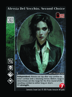 Alessia Del Vecchio, Second Choice - Custom Card