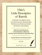 Ulric's Little Descriptive of Rattvik – Somewhat Optimized for Dungeon World