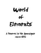 World of Elements Revised Edition