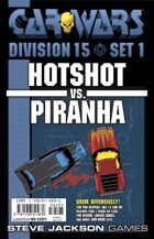 Car Wars Division 15 Set 1 - Hotshot vs. Piranha