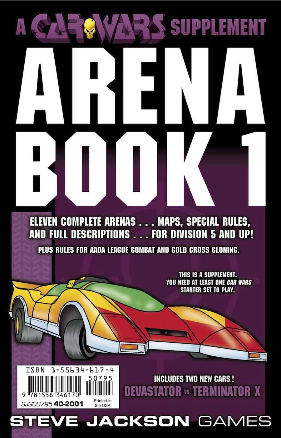 Car Wars Rpg Car Wars Arena Book 1 - Steve Jackson Games | Car Wars | DriveThruRPG
