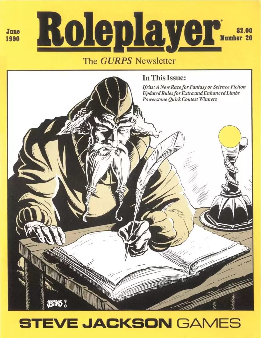 Roleplayer 20 Steve Jackson Games Roleplayer DriveThruRPG