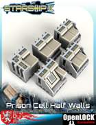 Starship II Prison Cell Half Walls