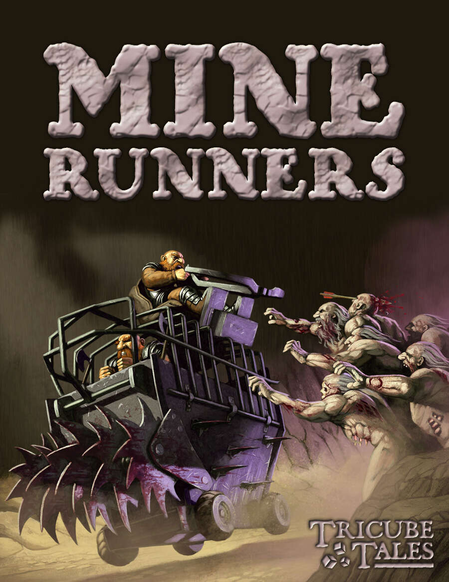 Minerunners (Tricube Tales One-Page RPG) - Zadmar Games | Tricube