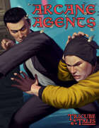 Arcane Agents (print-only Tricube Tales One-Page RPG)